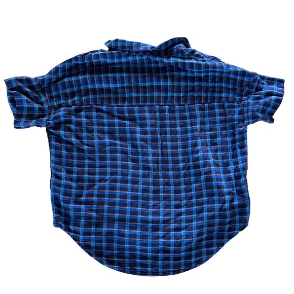 Women’s Madewell Double-Faced Park Popover Shirt in Plaid Size Medium - Picture 3 of 5